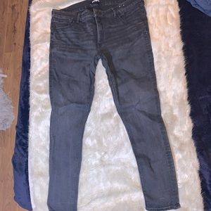 Express Denim perfect lift legging 16R black